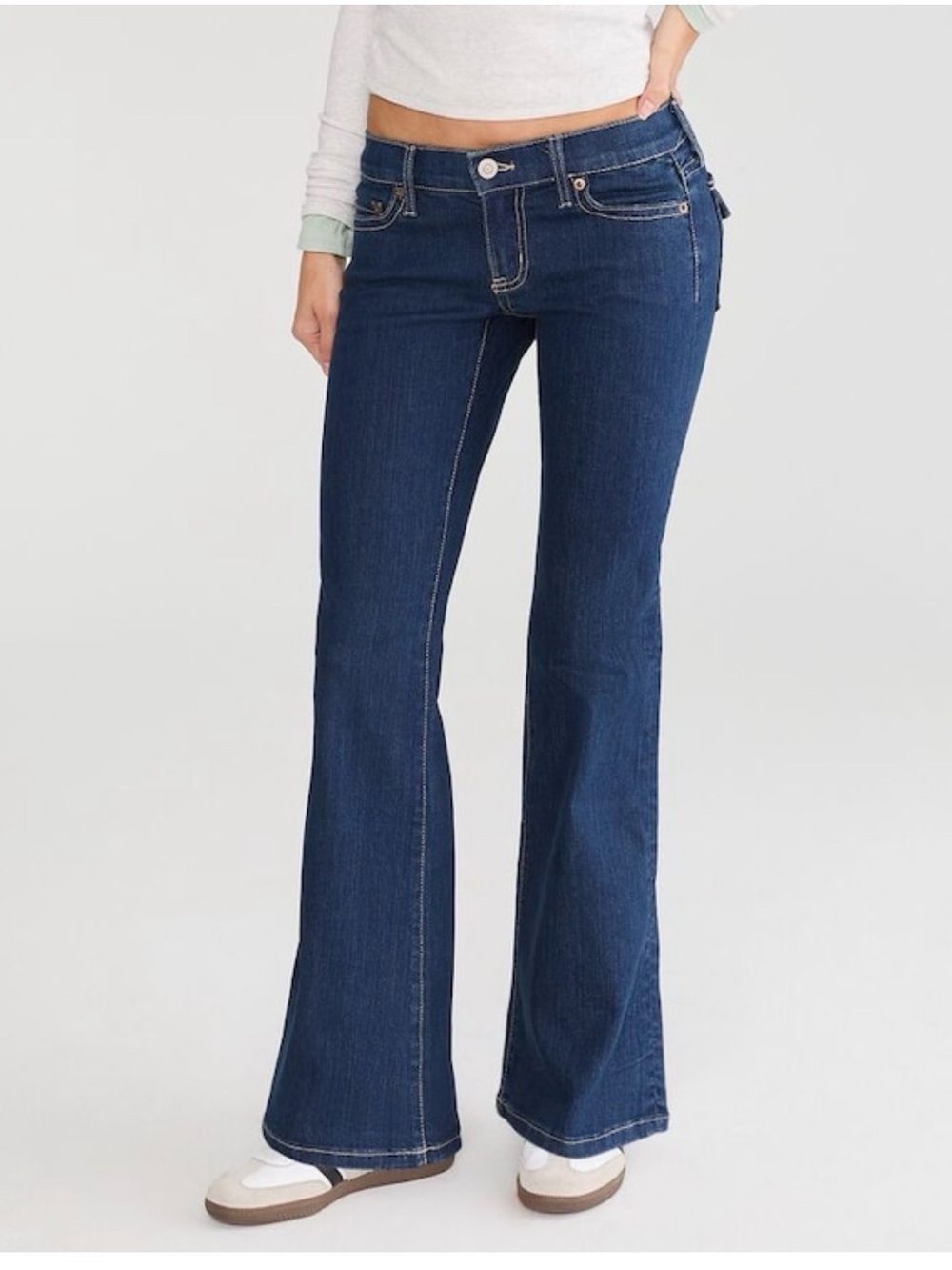 Aeropostale Dark Wash Flare Jeans | Y2K Wide Leg | NWT | Women’s 2R